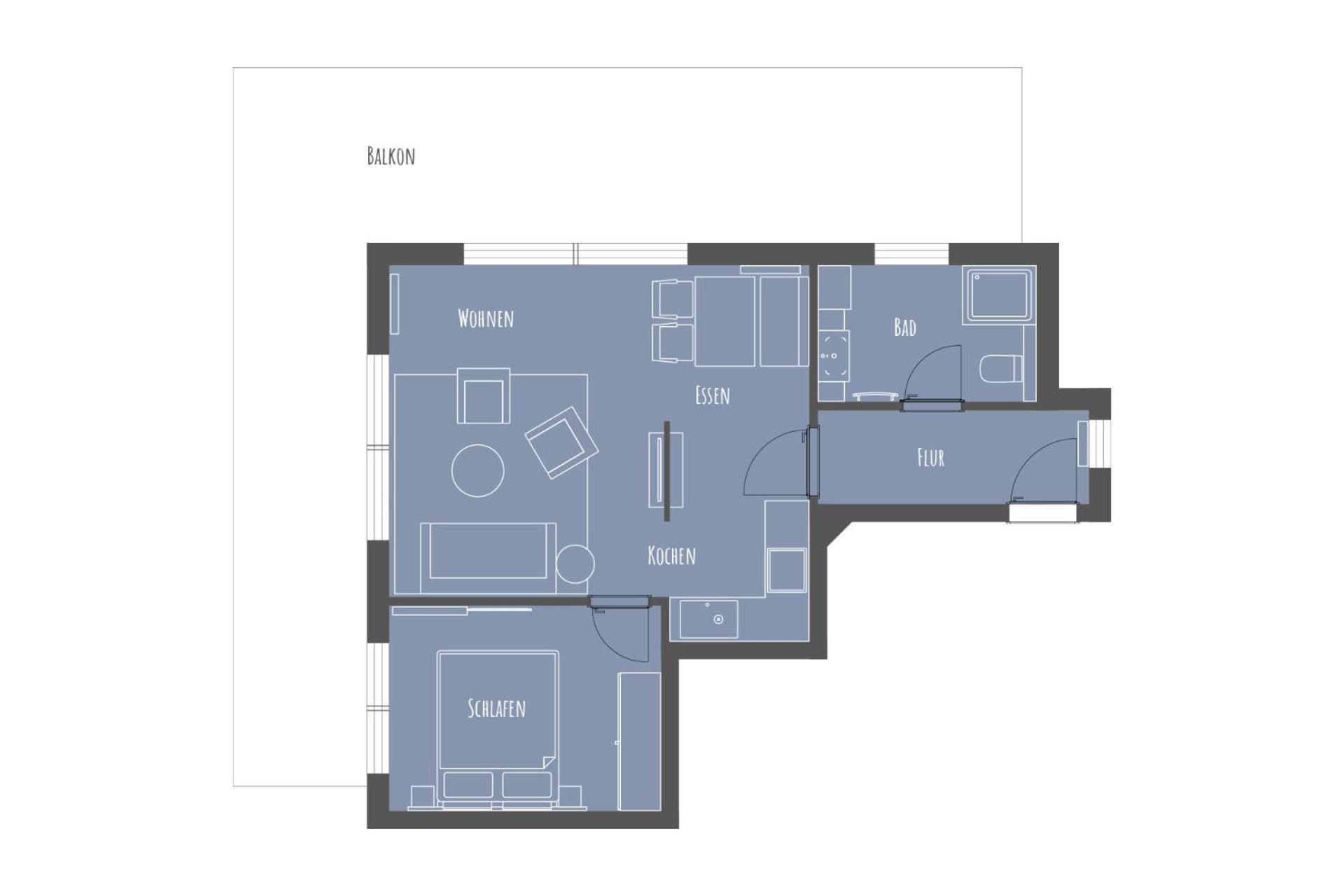 Apartmenthaus B3 Norderney Rom bilde