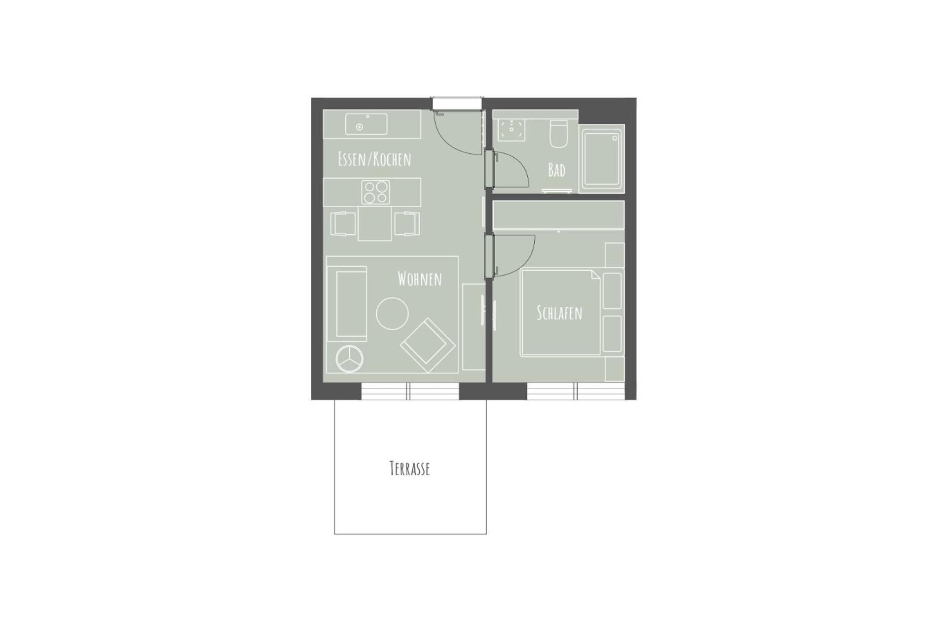 Apartmenthaus B3 Norderney Rom bilde