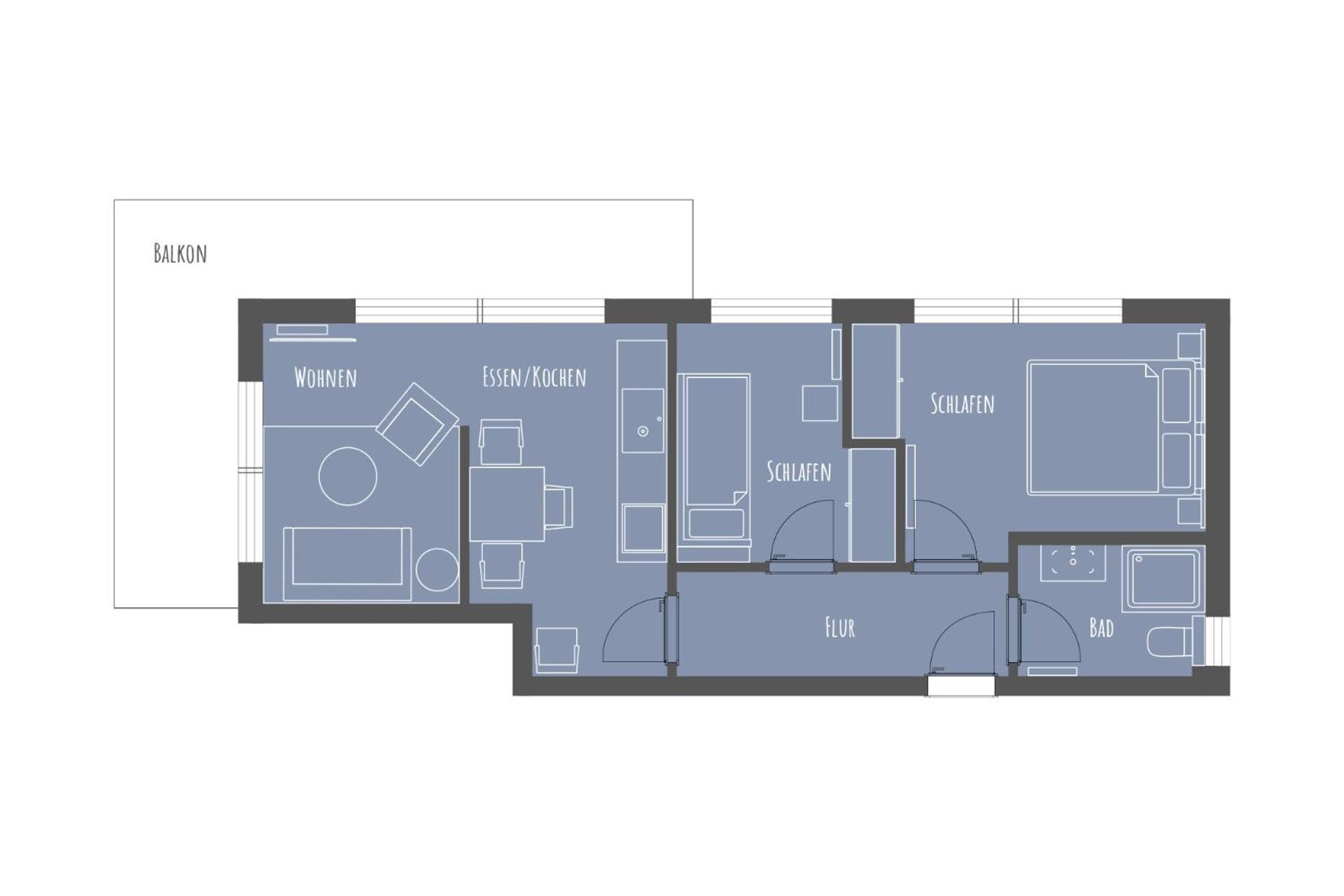 Apartmenthaus B3 Norderney Rom bilde