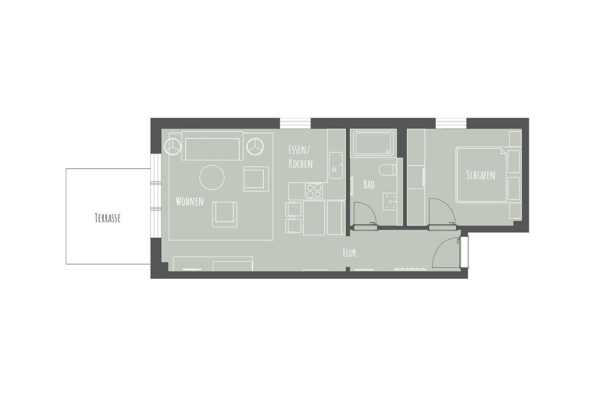 Apartmenthaus B3 Norderney Rom bilde
